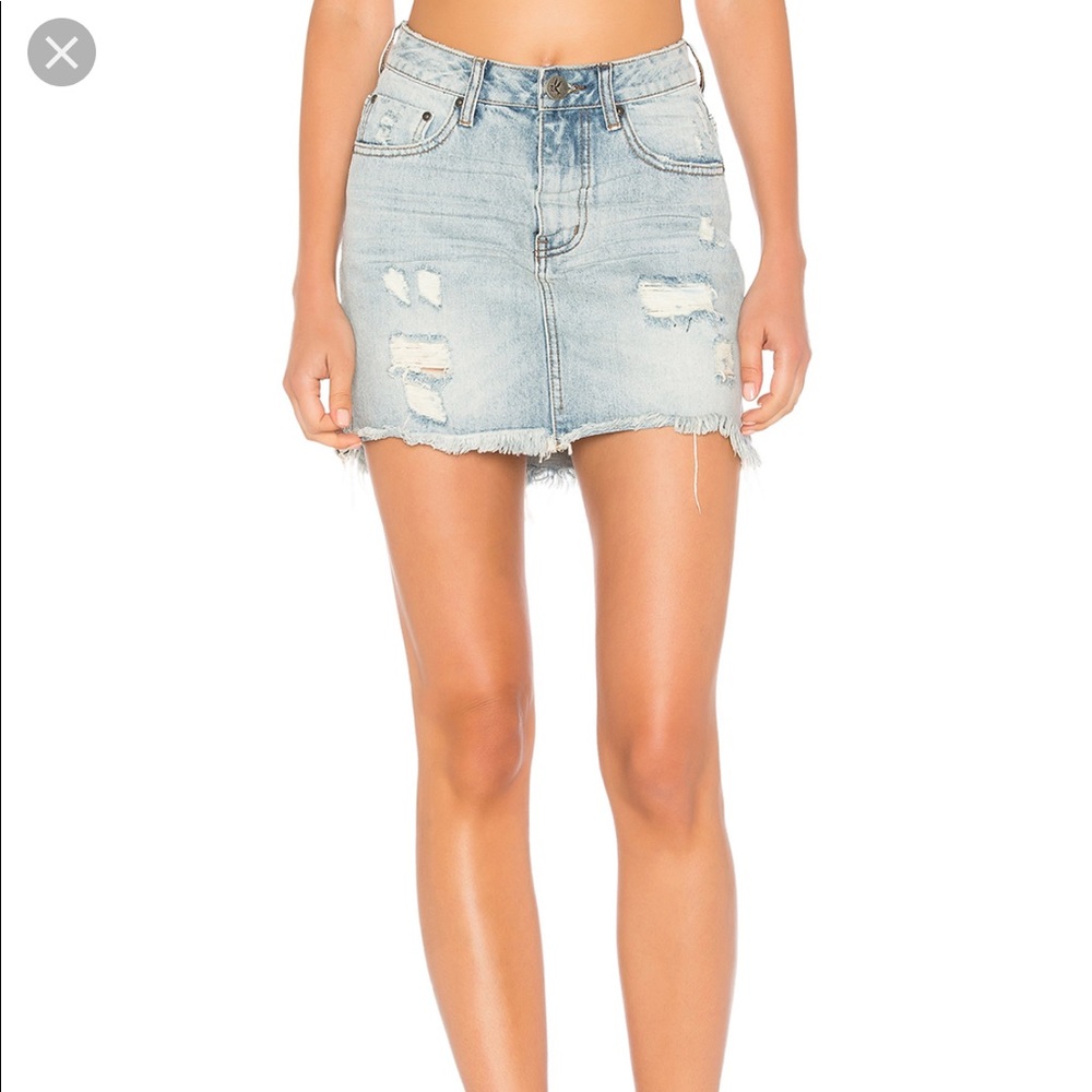 One Teaspoon High Waisted Skirt